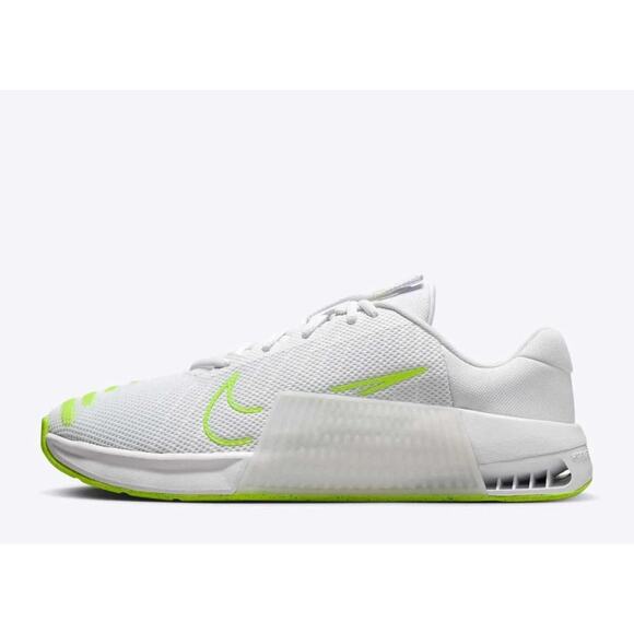 Mens 6 / Women 7.5 - Nike Metcon 9 White Volt Neon Green DZ2617-104 Gym Training